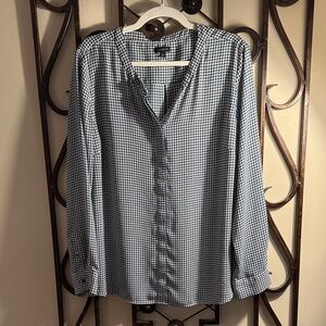 Talbots Women's Bouse - Size XL a Dark Green pattern